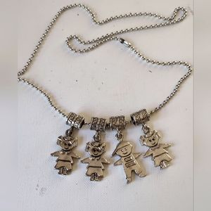 Children Charms Stainless necklace